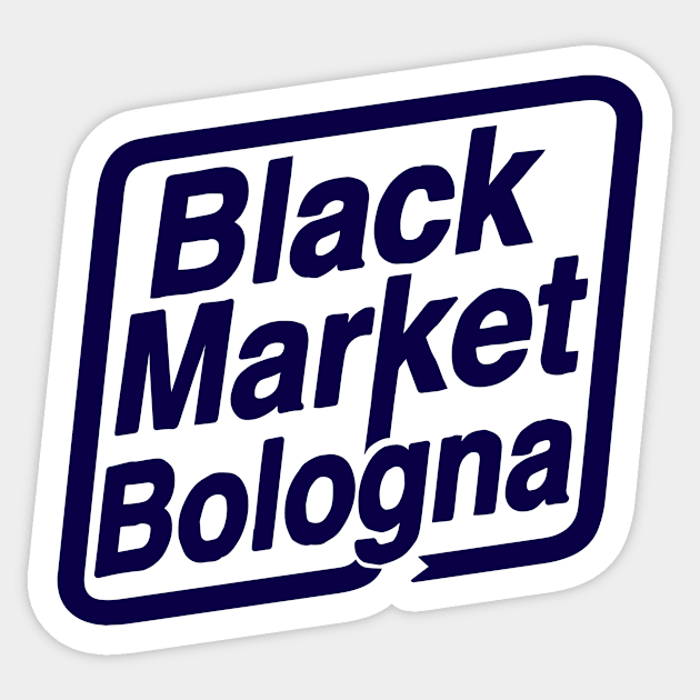 Black Market Bologna OG Logo Sticker by DareDevil Improv